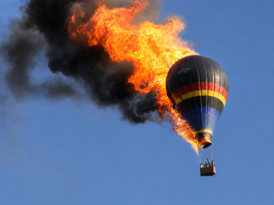 Tragedia en Brasil: globo aerostático se incendia y cae, dejando ocho muertos y 13 sobrevivientes