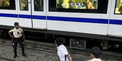 Mujer se lanza a los rieles del Metro de Santo Domingo en la estación Juan Pablo Duarte