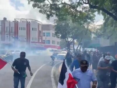 ANPA denuncia que Policía dispersó su marcha pacífica con bombas lacrimógenas