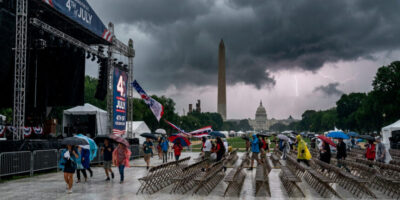 Evacúan principal celebración del 4 de Julio en Washington por amenaza de tormentas