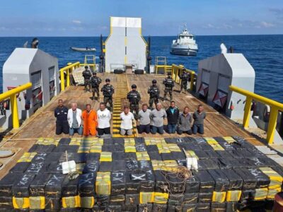 El Salvador registra la mayor incautación de droga de su historia