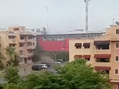 Incendio afecta supermercado Olé en la avenida Jacobo Majluta