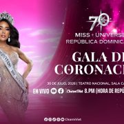 Miss República Dominicana Universo 2026 celebra su gran gala final en el Teatro Nacional