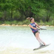 Franchesca Pigozzi conquista medalla de plata en esquí náutico para República Dominicana