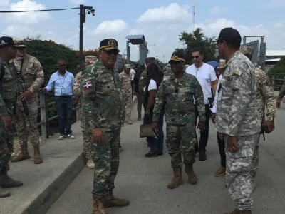 Director de Migración supervisa modernización tecnológica del paso fronterizo de Dajabón junto a delegación de Emiratos Árabes Unidos