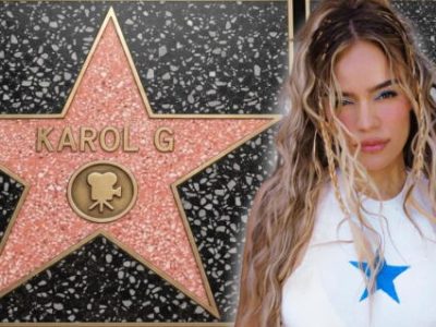 Karol G recibirá una estrella en el Paseo de la Fama de Hollywood en 2027