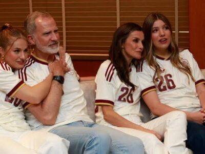 La Familia Real española celebra el triunfo de la selección ante Francia y su pase a la final del Mundial