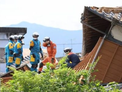 Sube a 34 la cifra de muertos por terremoto de magnitud 7,1 que golpeó el sudoeste de Japón