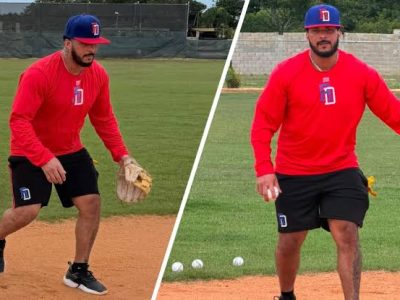 Wander Franco entrena con el equipo dominicano con la mira puesta en Santo Domingo 2026