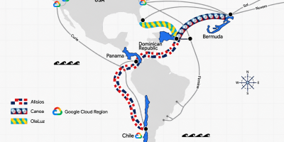 Google coloca a República Dominicana en el centro de su nueva red de cables submarinos del Caribe